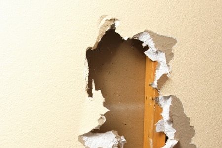 How To Fix A Hole In The Wall Ez Hang Door - How To Fix A Huge Hole In Drywall