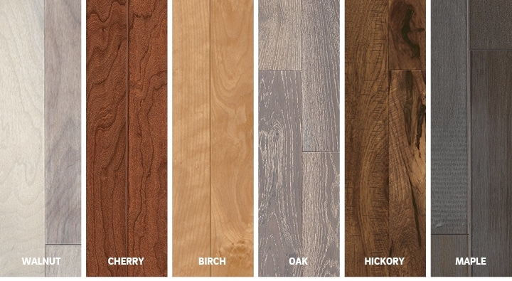 hardwood flooring species selection