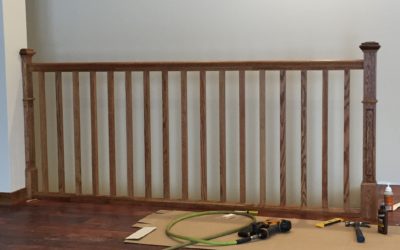 How to Install Railing Over a Stair Opening